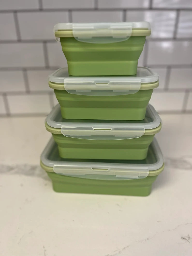 Foldable Silicone Food Storage Containers