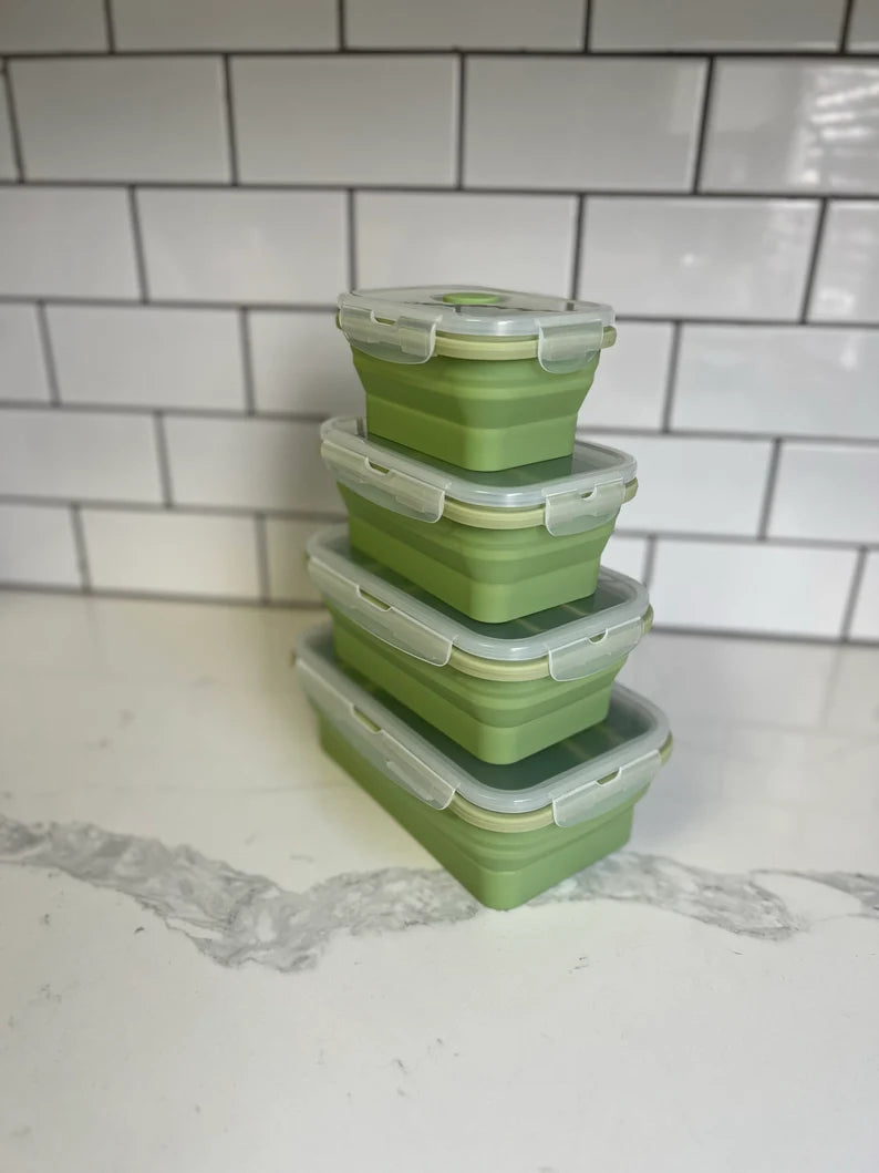 Foldable Silicone Food Storage Containers